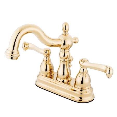 Kingston Brass 4" Centerset Bathroom Faucet, Polished Brass KB1602FL